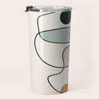 Abstract Line 14 Travel Mug Gallery Image 3