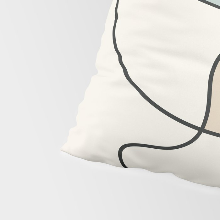 Abstract Line 14 Pillow Sham Gallery Image 4