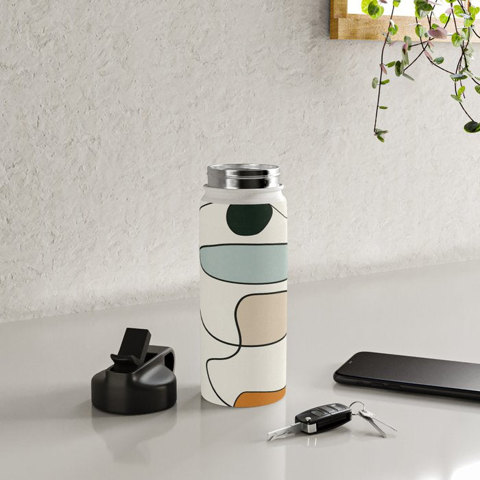 Abstract Line 14 Water Bottle Gallery Image 4