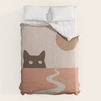 Cat Landscape 16 Comforter Gallery Image 6
