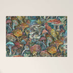 Magic Mushroom Garden Welcome Mat Gallery Image 1