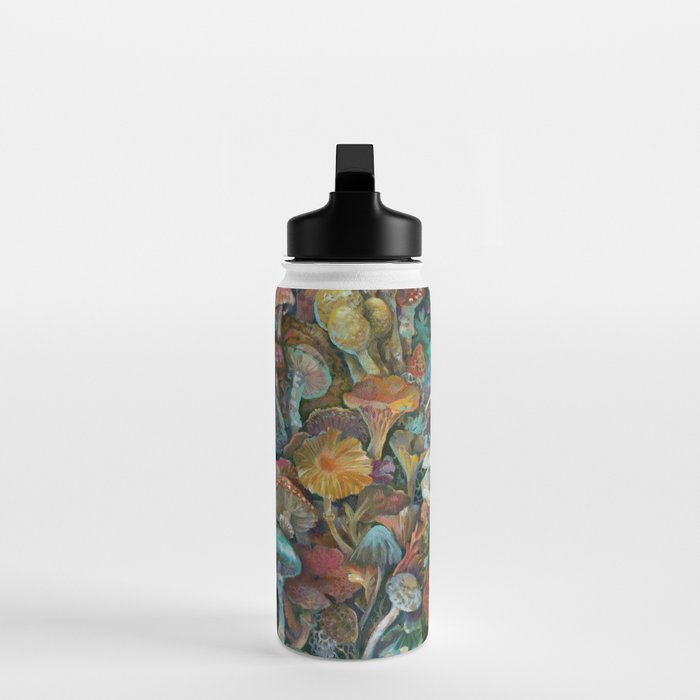 Magic Mushroom Garden Water Bottle Gallery Image 3