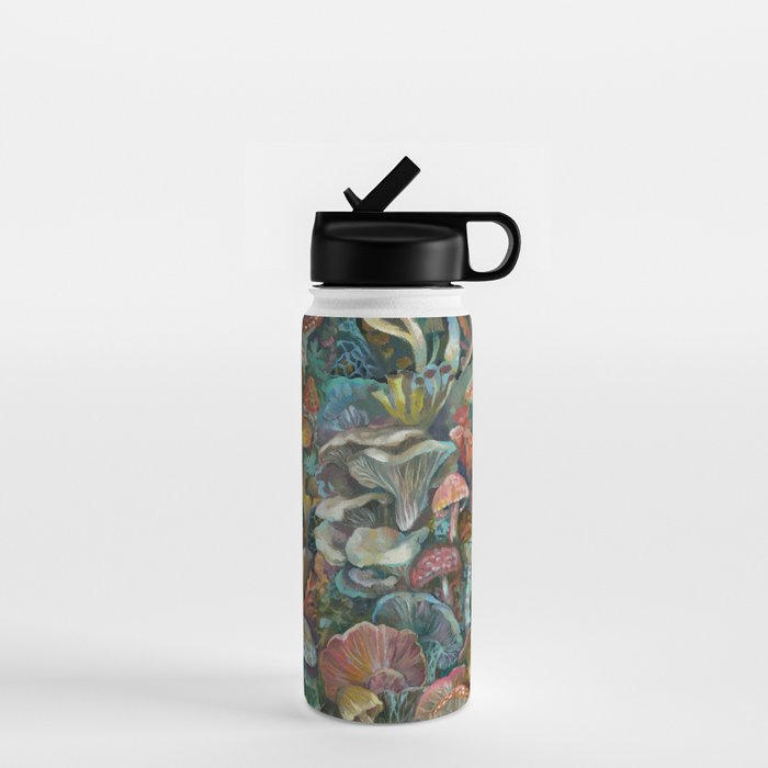Magic Mushroom Garden Water Bottle Gallery Image 1