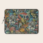 Magic Mushroom Garden Laptop Sleeve Gallery Image 1