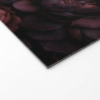 Victorian Grandeur Large Opulent Flowers Burgundy Red Welcome Mat Gallery Image 2