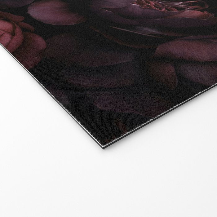 Victorian Grandeur Large Opulent Flowers Burgundy Red Welcome Mat Gallery Image 2