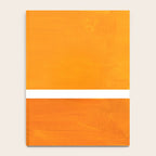 Antique Yellow  & Yellow Ochre Mid Century Modern Abstract Minimalist Rothko Color Field Squares Notebook Gallery Image 4