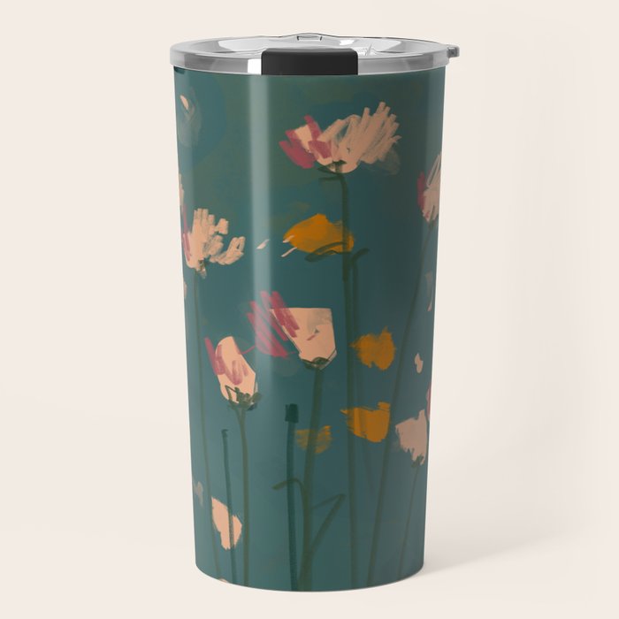 A Field Of Flowers Bloom Travel Mug Gallery Image 1