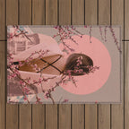 Peach Blossoms of Veria Outdoor Rug Gallery Image 1
