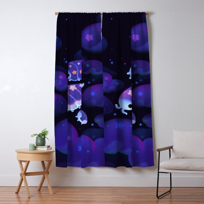 Cloud isopod - Starry night Window Curtain Gallery Image 5