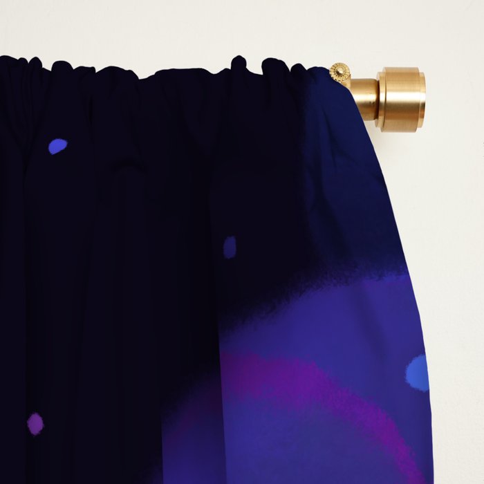 Cloud isopod - Starry night Window Curtain Gallery Image 2