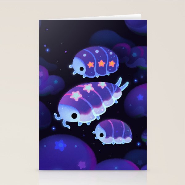 Cloud isopod - Starry night Stationery Card Gallery Image 2