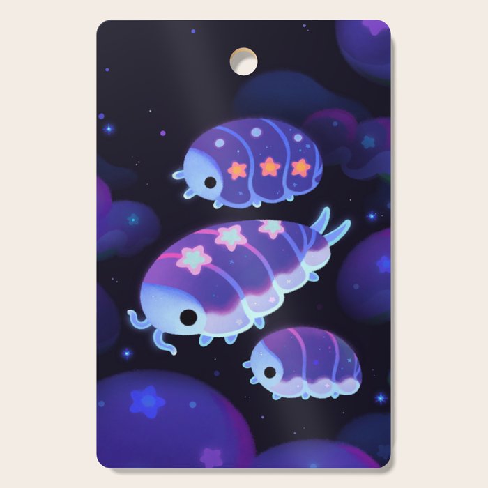 Cloud isopod - Starry night Cutting Board Gallery Image 1