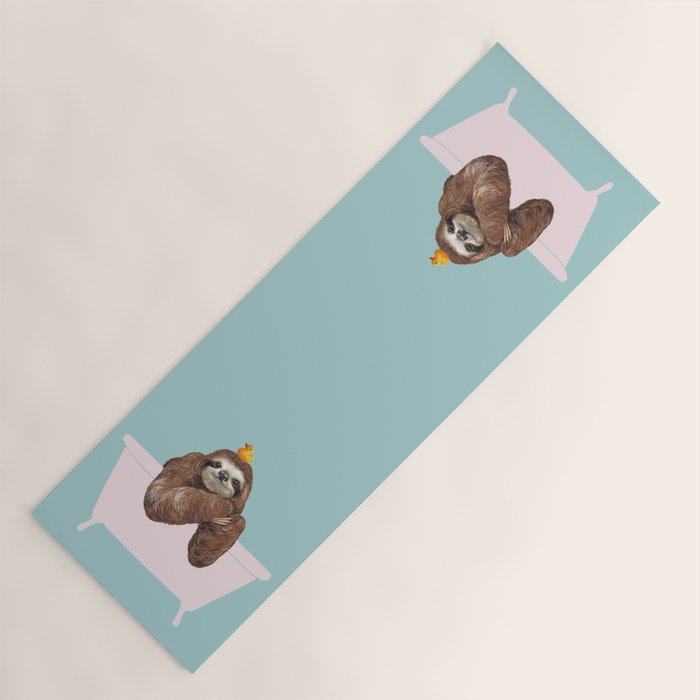 Sloth in Bathtub  Yoga Mat Gallery Image 1