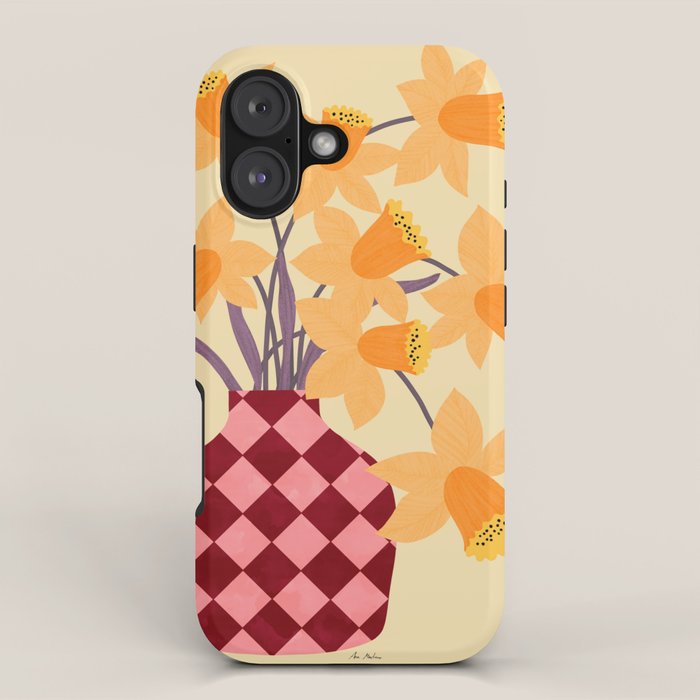 Daffodils and vase iPhone Case Gallery Image 1