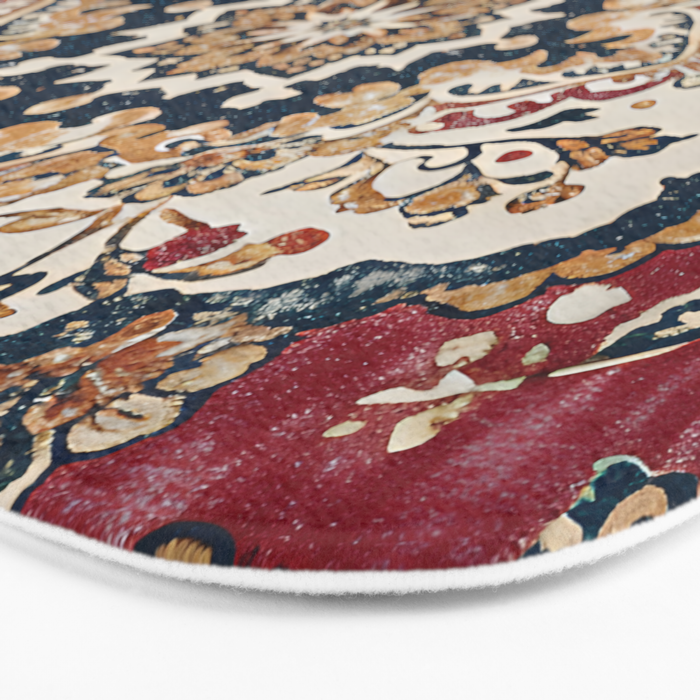 Casbah Crimson Crest Bath Mat Gallery Image 3