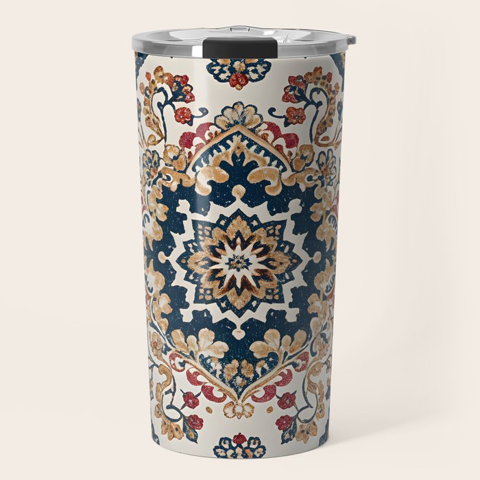 Casbah Crimson Crest Travel Mug Gallery Image 1