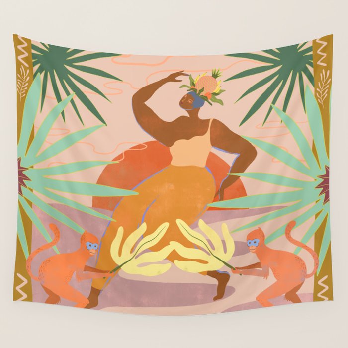 Fruit Queen Wall Tapestry Gallery Image 1