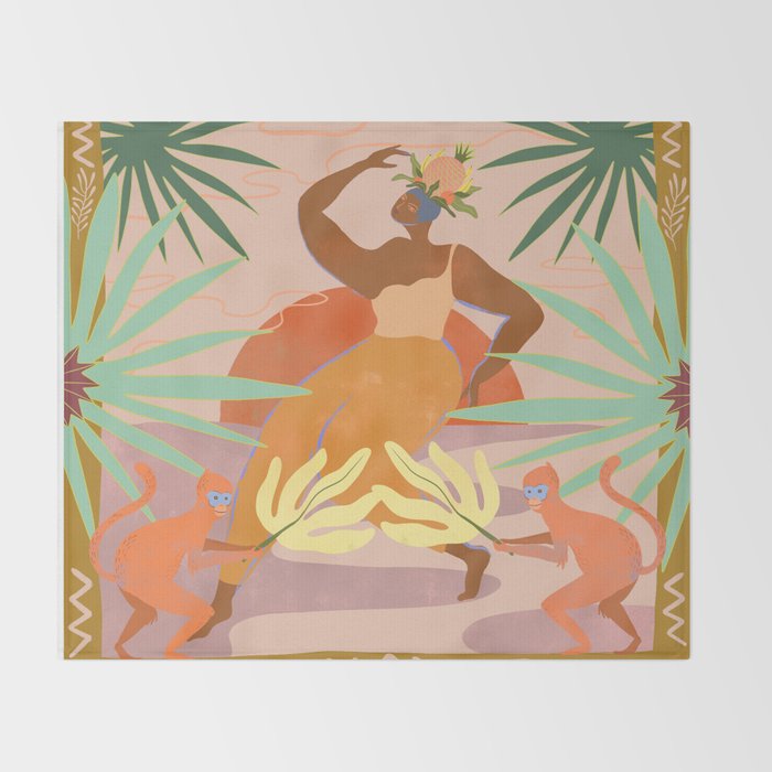 Fruit Queen Throw Blanket Gallery Image 2