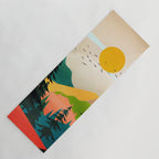Colorful Morning in the Mountain Forest Yoga Mat Gallery Image 1