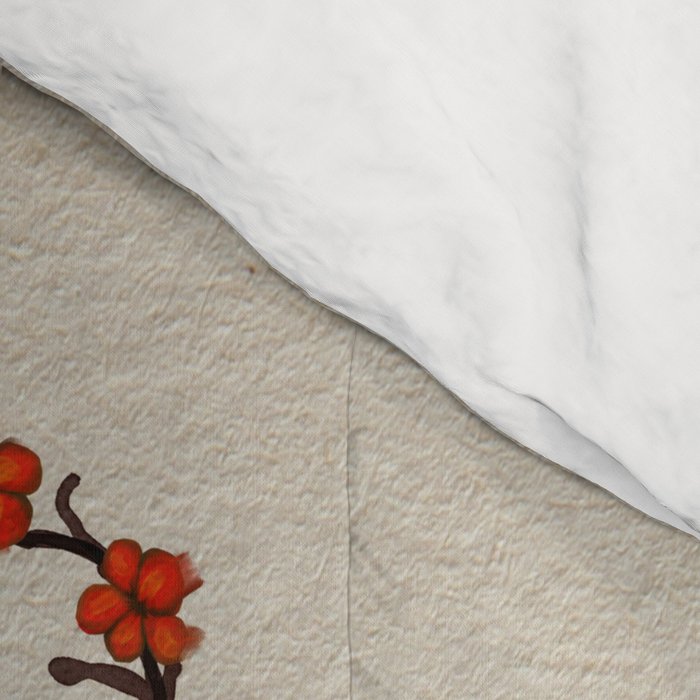 Zen Serenity Landscape - Sakura Mountain Sunset Comforter Gallery Image 4