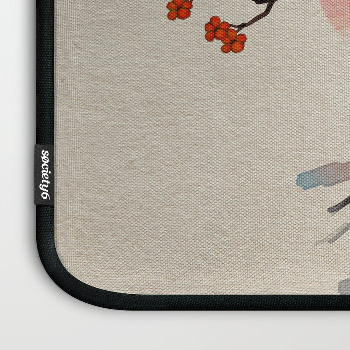 Zen Serenity Landscape - Sakura Mountain Sunset Laptop Sleeve Gallery Image 3