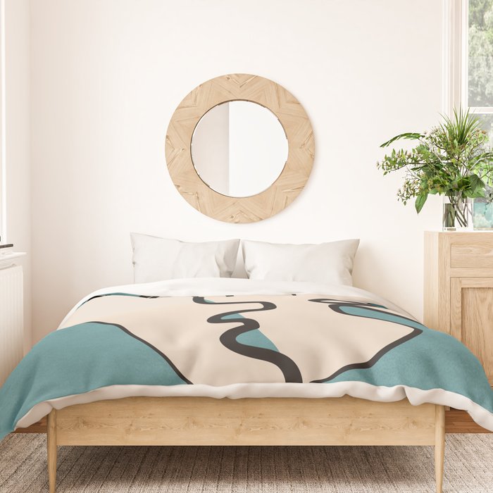 Interwoven Faces 7 Duvet Cover Gallery Image 3