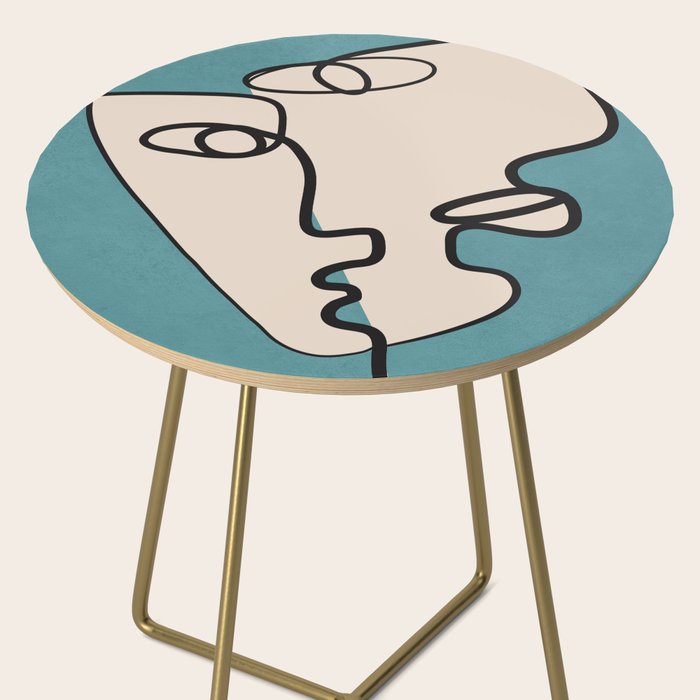 Interwoven Faces 7 Side Table Gallery Image 2