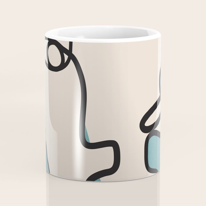 Interwoven Faces 7 Coffee Mug Gallery Image 4