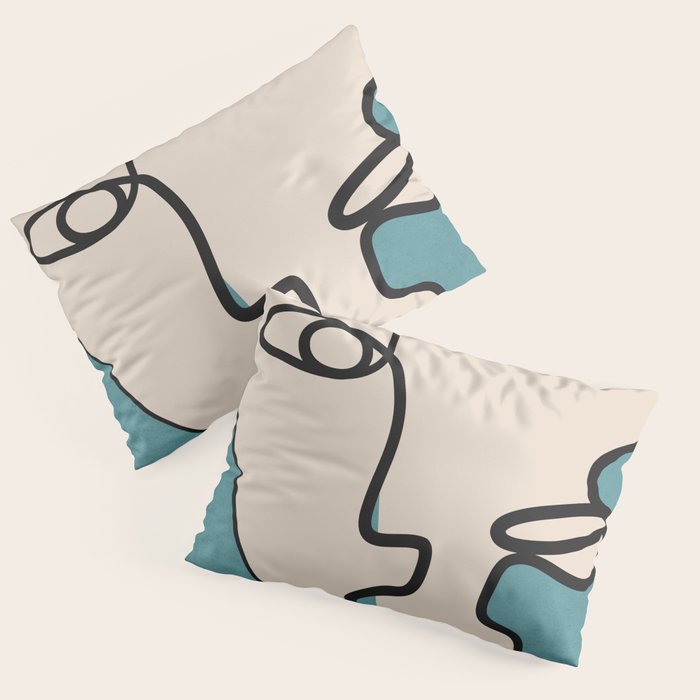 Interwoven Faces 7 Pillow Sham Gallery Image 3