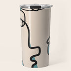 Interwoven Faces 7 Travel Mug Gallery Image 1