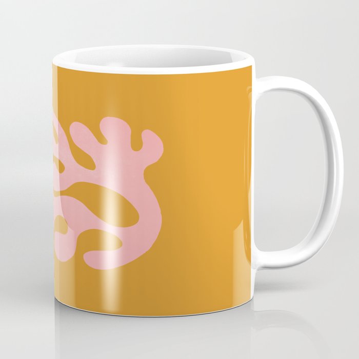 Lilac & Sundown: Matisse Paper Cutouts 03 Coffee Mug Gallery Image 1