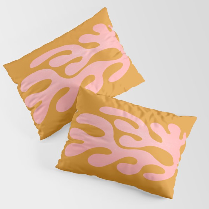 Lilac & Sundown: Matisse Paper Cutouts 03 Pillow Sham Gallery Image 3