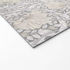 William Morris Vintage Pimpernel Linen Cloud Grey Welcome Mat Gallery Image 2