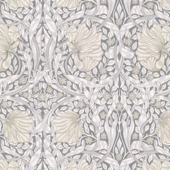 William Morris Vintage Pimpernel Linen Cloud Grey Coffee Mug Gallery Image 2