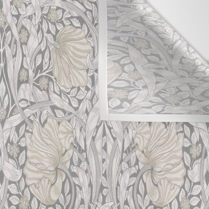 William Morris Vintage Pimpernel Linen Cloud Grey Wall Tapestry Gallery Image 3