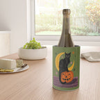 Black Cat - Moonlit Mischief on Halloween Wine Chiller Gallery Image 4