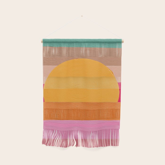 Sunset Waves â Magenta Wall Hanging Gallery Image 1