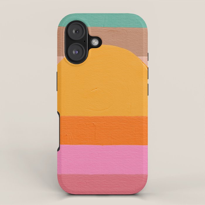 Sunset Waves â Magenta iPhone Case Gallery Image 1