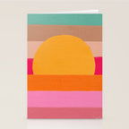 Sunset Waves â Magenta Stationery Card Gallery Image 2