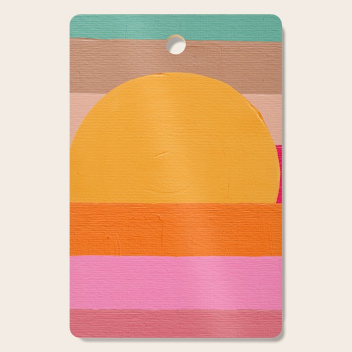 Sunset Waves â Magenta Cutting Board Gallery Image 1