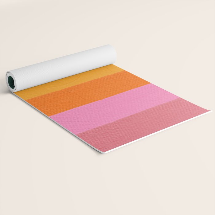 Sunset Waves â Magenta Yoga Mat Gallery Image 2