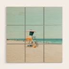 Aussie lifeguard Wood Wall Art Gallery Image 1