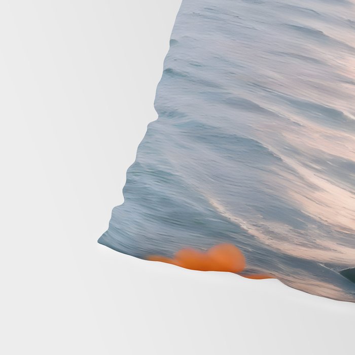 Rocky Beach Sunset, Nature Ocean Landscape Scenic Travel, Mountain Adventure Trek Beach Outdoors, Mindful Photography Pillow Sham Gallery Image 4