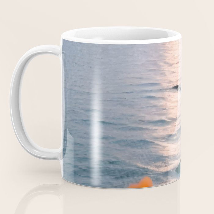Rocky Beach Sunset, Nature Ocean Landscape Scenic Travel, Mountain Adventure Trek Beach Outdoors, Mindful Photography Coffee Mug Gallery Image 3