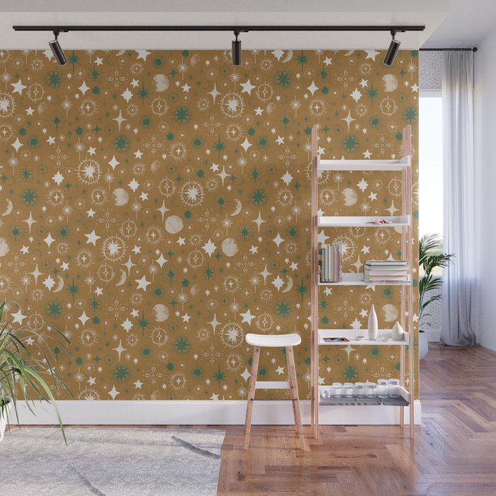 Stellar modern shapes A Wall Mural Gallery Image 1