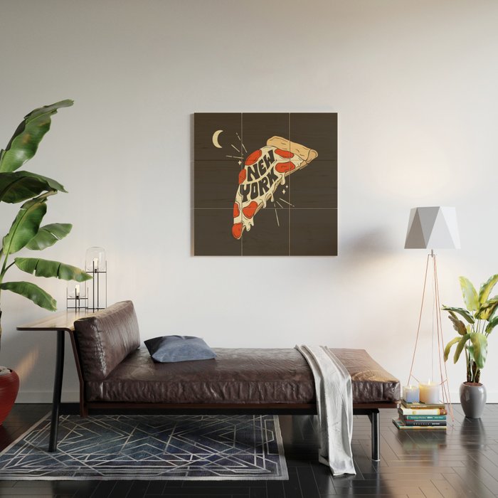 New York Slice Wood Wall Art Gallery Image 2