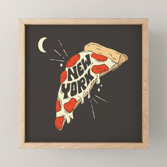 New York Slice Mini Art Print Gallery Image 1
