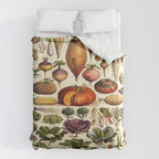 Adolphe Millot Legumes Plant Potageres Vintage Scientific Encyclopedia Illustration Lithograph  Duvet Cover Gallery Image 6