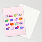 Flower sea slug - pastel Stationery Card Gallery Image 2